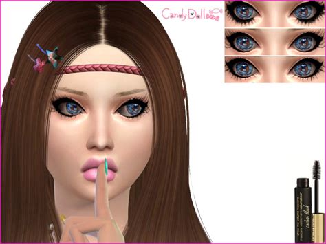 The doll's legs are hollow and filled with plastic sprinkles. Candy Doll Sassy Lashes - The Sims 4 Catalog