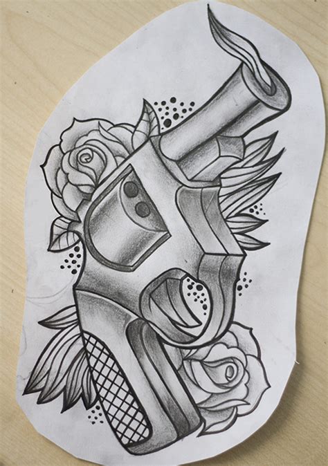 Maybe you would like to learn more about one of these? Pistol tattoo design by genotas on DeviantArt