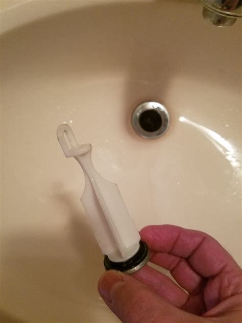 The water helps the plunger create a seal over the drain. plumbing - How to replace sink drain stopper - Home ...