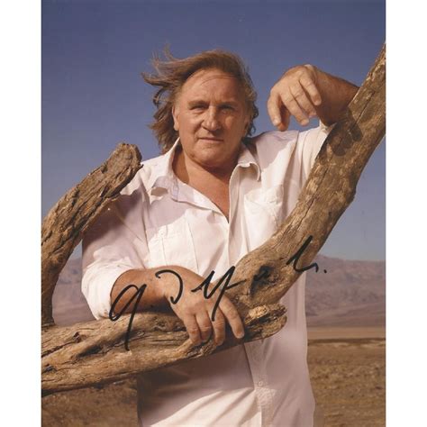 Aus der ehe gingen die beiden kinder guillaume und julie hervor, die ebenfalls erfolgreiche schauspieler wurden. Autographe Gérard DEPARDIEU (Photo dédicacée)