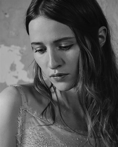 #black and white #christa theret #french #jeremy kapone #lol #actor #couple #cute #french actress #gif #movie #paris #parisan #underground #metro. Christa Theret in Chanel Couture by Eric Guillemain
