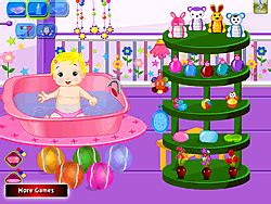 In this game you will need these qualities because only you will accomplish your objective successfully. Baby Bath Game - Play online at Y8.com