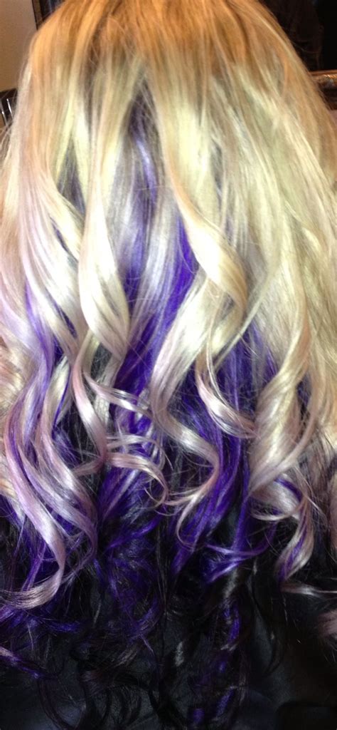 It is perfect for work, school, and other occasions. Deep brownish-plum, purple, and blonde | Hair | Pinterest ...