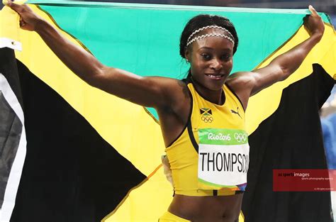 It was a jamaican clean sweep on the. azsportsimages | Elaine Thompson