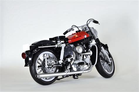 1957 harley davidson xl sportster. Fraai! Harley-Davidson Sportster XL (1957) van Lego!