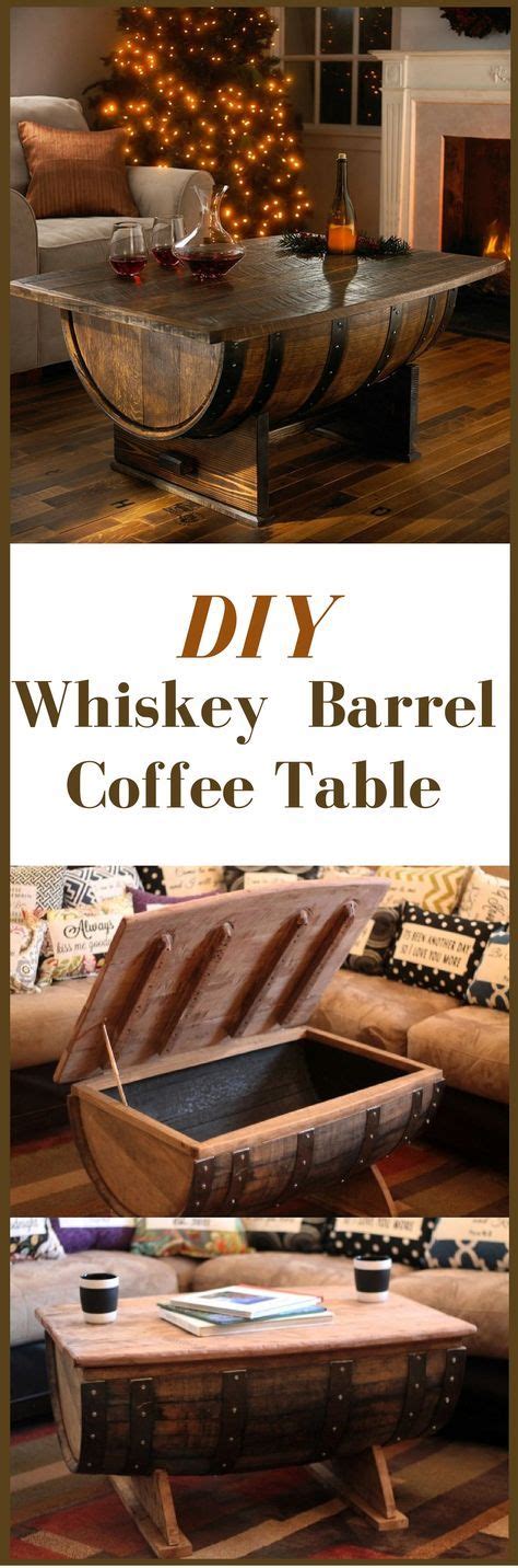 Cut four 1×8 boards for the table top. How To Build A Whiskey Barrel Coffee Table http://vid ...