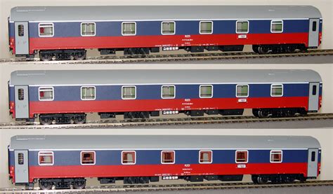 Lsmodels, le spécialiste du train miniature et du modélisme belge. LS Models Set of 3 Passenger sleeping cars of Berlin-Moscow train in 2008 livery - EuroTrainHobby