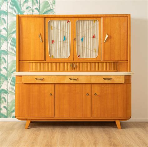 The cabinets were primed and painted with white dove by benjamin moore. 1950s Kitchen cabinet | #131470