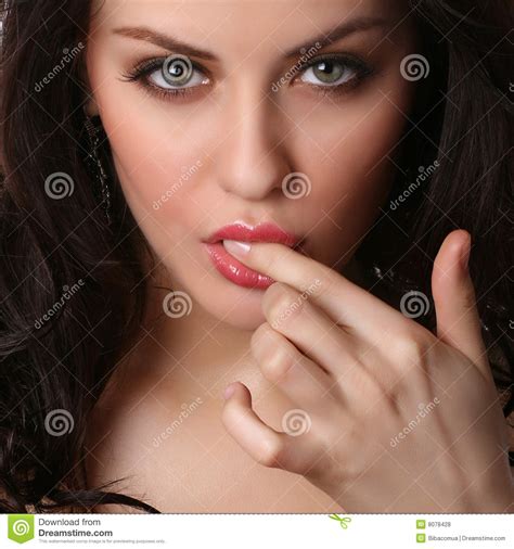 Attractive woman stock photo. Image of close, caucasian ...