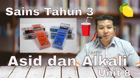To know that indicators show you how acidic or. Sains Tahun 3 - Unit 8 (Asid & Alkali) - YouTube
