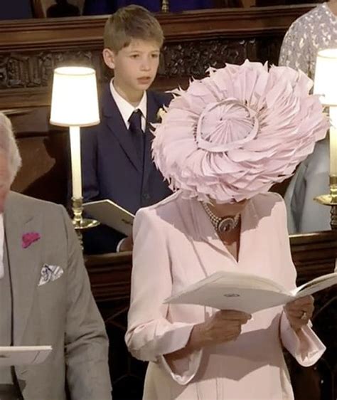 All of the guest outfits you have to see from meghan and harry's wedding. Camilla wears marshmallow pink frock and matching hat to ...