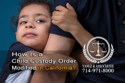 The first occurs through gradual changes over time in the custodial parent's household, ranging from a remarriage and difficulties in the children in blending into the new family units to a child's advancing age and gender. What is Included in a Child Custody Order in Orange County ...