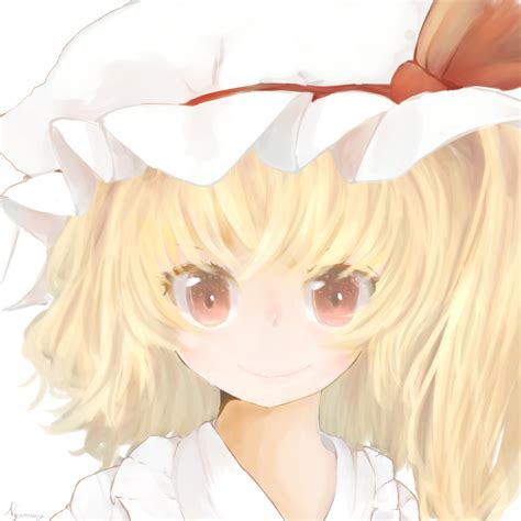 Red eyes anime female search results. Anime picture search engine! - blonde hair close-up face flandre scarlet hat hat ribbon nyamoya ...
