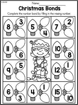 Try them out with your own groups and feel free to share your own ideas in this printable game is a fun way for little ones to practise words associated with christmas. Christmas Math Activities and Worksheets (1st Grade) by ...