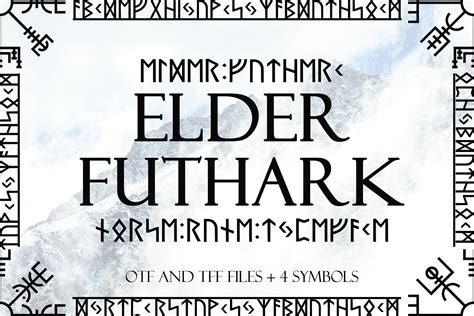 Elder futhark nordic runes meanings. Norse Elder Futhark Typeface | Free script fonts, Free ...