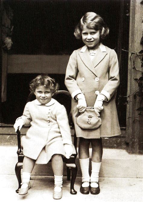 Over the years, she has been elizabeth, along with her sister margaret, started her education at home, and learned history. Two year old Princess Margaret (seated) with her sister ...