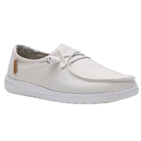 Great savings & free delivery / collection on many items. Hey Dude Wendy White Chambray Women's Shoes
