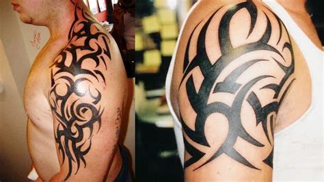 Shoulder tattoos can be awesome. Awesome 20 Cool Triball Tattoos for Men - Chest, Arm and ...