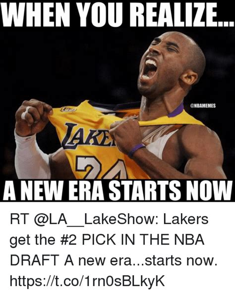Follow us for all the best memes & feel free to tweet your own! WHEN YOU REALIZE a NEWERA STARTS NOW RT Lakers Get the #2 ...