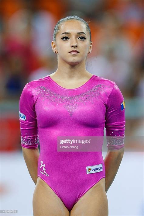 Larisa iordache a câştigat medalia de aur la bârnă, la cupa mondială de gimnastică artistică de la cairo. News Photo : Silver medalist Larisa Andreea Iordache of ...