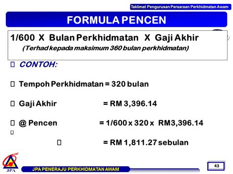 Sebagai pertimbangan, bersama ini saya lampirkan persyaratan sebagai berikut. Bayaran Faedah Persaraan