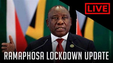 Ramaphosa's statement will be broadcast live at 8 p.m. Watch Live: President Ramaphosa to Address the Nation ...