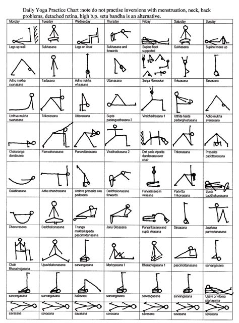 Daily yoga is developed by daily yoga software technology co. #daily #chart #yogaDaily yoga chart | Yoga poses chart ...