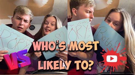 Relationship status can be a little messy, depending on the situation. WHO IS MOST LIKELY TO? BOYFRIEND VS GIRLFRIEND - YouTube