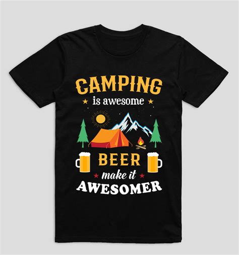 Shop at shirtco for best gifts for alaska lovers. Camping T-shirt Design on Behance