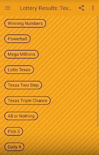 Six white balls are drawn out of 54. Lottery Results: Texas - Apps on Google Play