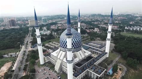 Sultan haji ahmad shah mosque a.k.a uia mosque in gombak, malaysia. DRONE MASJID SULTAN SALAHUDIN ABDUL AZIZ SHAH vol3 - YouTube