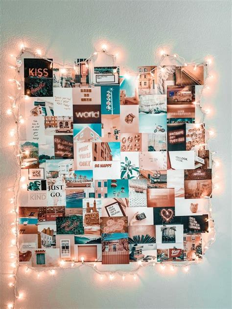 See more ideas about aesthetic, wall collage, aesthetic pictures. Trendy pink collage kit in 2020 | Photo walls bedroom ...