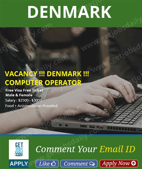 Computer operator requirements and skills. Computer operator jobs in Denmark | Apply Now