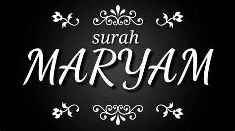 Surat maryam & suraf yusuf baik untuk ibu hamilsurat maryam oleh : SURAH MARYAM TERAPI IBU HAMIL - YouTube