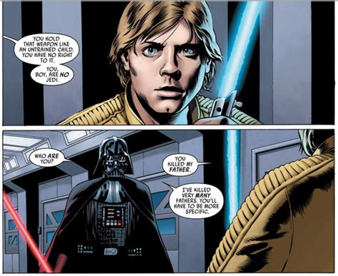 This stuns vader because, before a new hope, darth sidious and vader yet, when she first met darth vader, leia probably wasn't especially aware of her connection to the force either. Does Darth Vader know that Princess Leia is his daughter ...