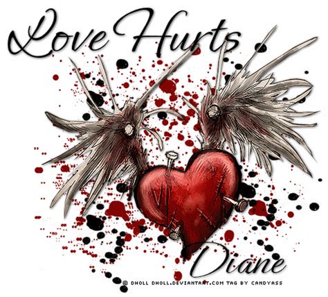 What's the difference between love hurts and running scared? Love Hurts | Tasha's Blog