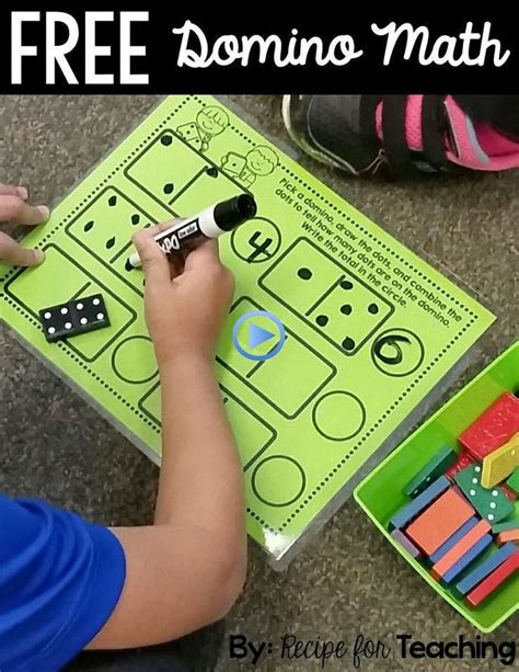 Matemáticas divertidas en preescolar, es un 7. Domino Math #mentalgames en 2020 | Matemáticas para ...