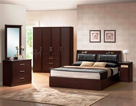 King sleigh bed, dresser with mirror and two nightstands. ORLY BEDROOM SET | Home & Office Furniture Philippines