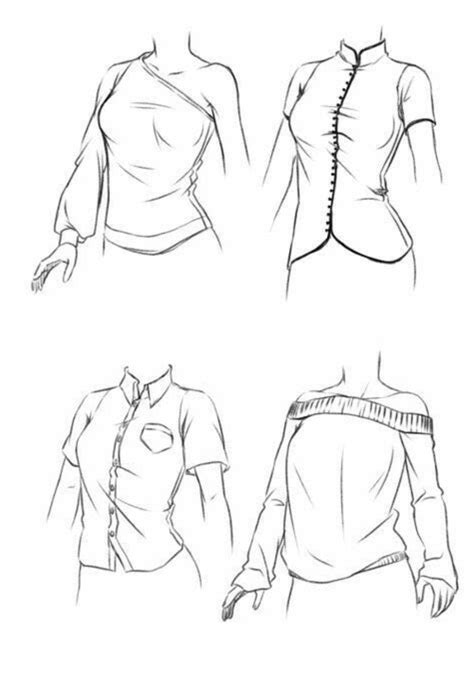 Learn how to draw anime clothes pictures using these outlines or print just for coloring. Pin by Paty Morales on Girl Outfits | Drawing clothes, Manga clothes, Fashion drawing
