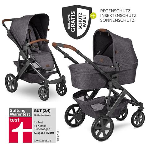 Unsere redakteure haben es uns gestell zur aufgabe gemacht, produkte unterschiedlichster art zu. ABC Design Kombi-Kinderwagen »Salsa 4 - Street«, (7-tlg ...