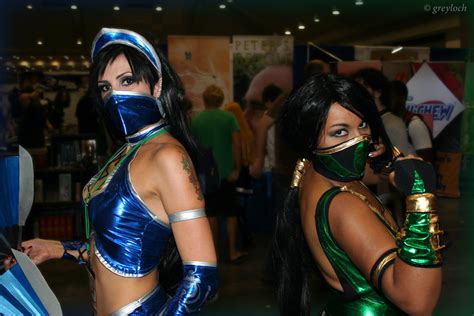 Mortal kombat probably is not the first franchise you think of when picturing attractive game characters. mortal kombat girls | Two of the female characters from ...