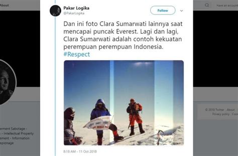 Dia berhasil ke puncak pegunungan himalaya ini tahun 1996 silam. Bongkar Kebohongan mengenai Orang Indonesia Pertama di ...