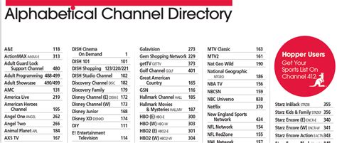 Top 120 america's over 190 top 200 america's over 240 top 250 smart pack channels. Home - On DISH Magazine