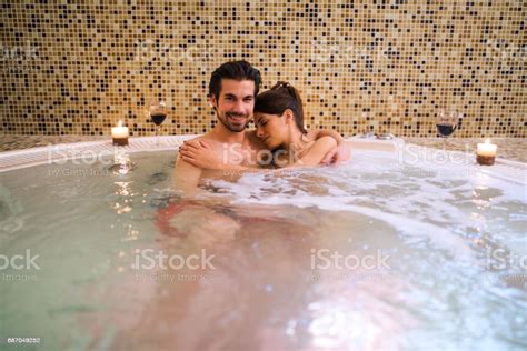 There's no wifi but we have a good 4g signal on the farm if you need to stay connected. Romantic Couple Relaxing In Hot Tub At Health Spa Stock Photo - Download Image Now - iStock