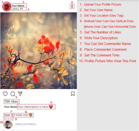 How you can create a fake instagram profile. How to use Fake Instagram Post Simulator Online | Generate ...