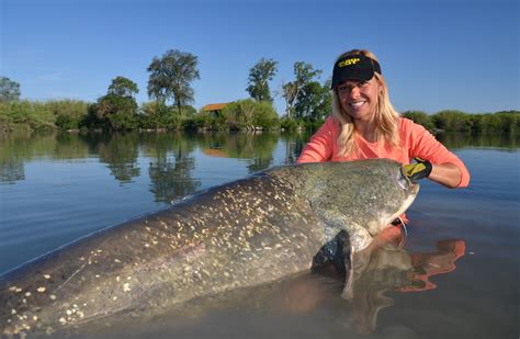 She says it is some of the best she has ever eaten. Monster catfish to lady angler!