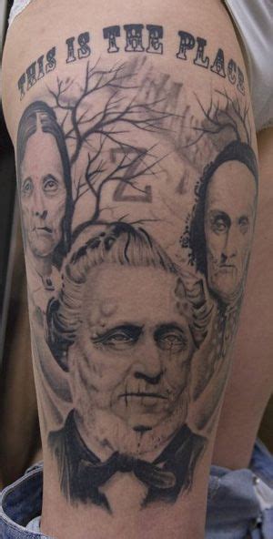 It may not, but it can. Mormon "This is the Place" tattoo featuring Zombie Brigham ...