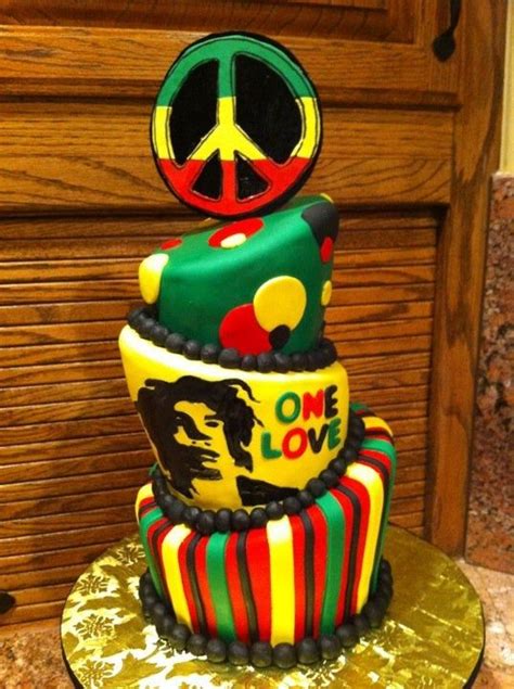 The cupcakes were so much fun to make. Rastafari Bob Marley Birthday Cake | Bob Marley | LO ...