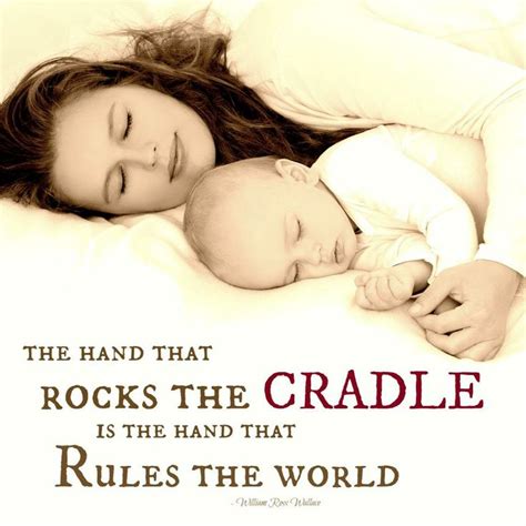 For mother's day 2006, we've recorded five versions of this tribute to mothers and their role in shaping the future. The hand that rocks the cradle (With images) | Reflection ...