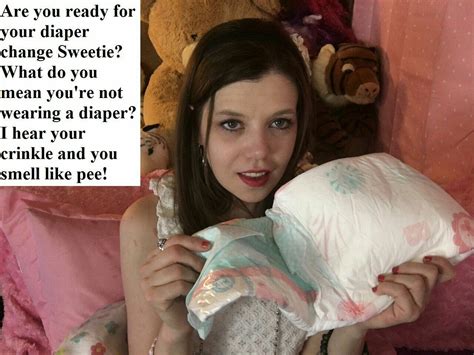 After listening sissy hypnosis audio there's no coming back! Pin by James lockard on Diaper girl | Humiliation captions, Diaper girl, Diaper boy